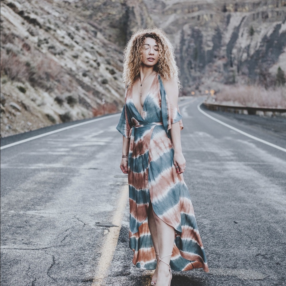 Wrap Maxi Dress-PRICED TO SELL NO OFFERS